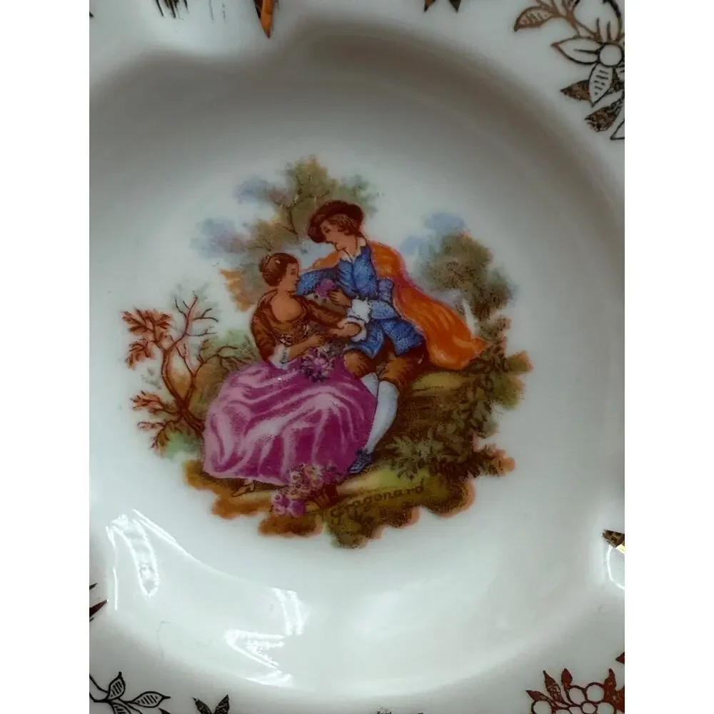 Limoges France Porcelain Ashtray 4